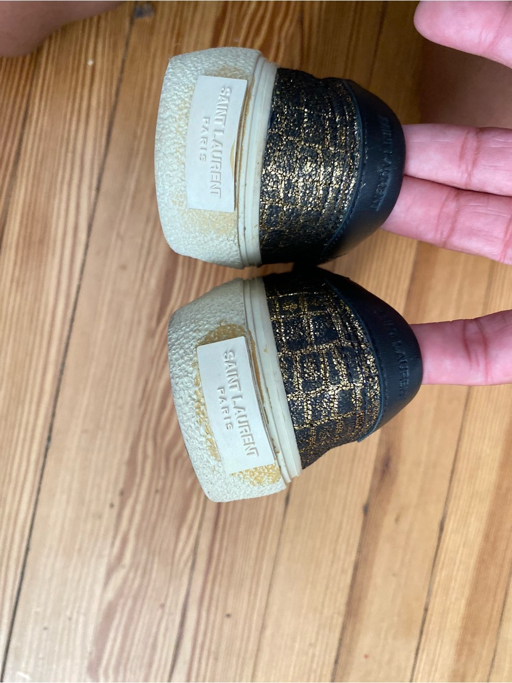 Saint Laurent Gold and black